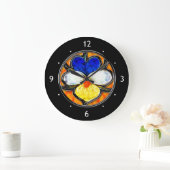 Grande Horloge Ronde Viola Stained (Maison)