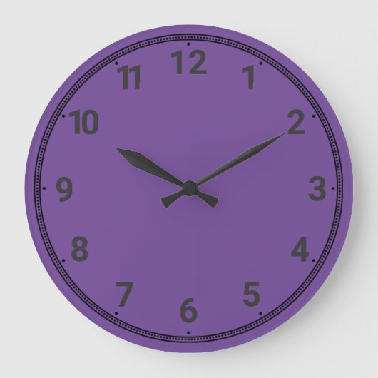 Grande Horloge Ronde Violet (Recto)