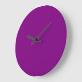 Grande Horloge Ronde Violet (Angle)