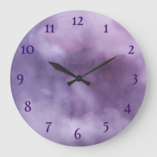 Grande Horloge Ronde Violet (Recto)