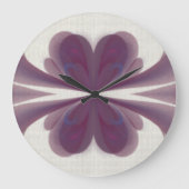 Grande Horloge Ronde Violet Bow (Recto)
