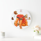 Grande Horloge Ronde "Visage bébé" (Maison)