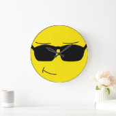 Grande Horloge Ronde Visage cool (Maison)