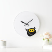 Grande Horloge Ronde visage de Ninja (Maison)