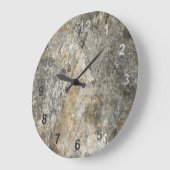 Grande Horloge Ronde Visage de roche (Angle)