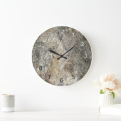 Grande Horloge Ronde Visage de roche (Maison)