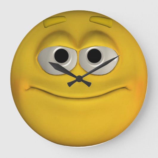 Grande Horloge Ronde Visage souriant (Recto)