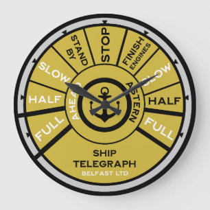 Grande Horloge Ronde Vitesse du navire Titanic