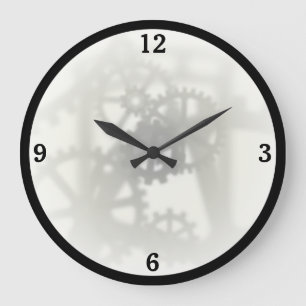 Grande Horloge Ronde Vitesses transparentes de Faux