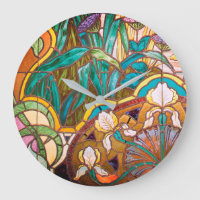 Vitrail Art nouveau look floral