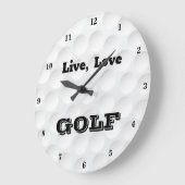 Grande Horloge Ronde Vivre, amour GOLF (Angle)