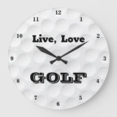 Grande Horloge Ronde Vivre, amour GOLF (Recto)
