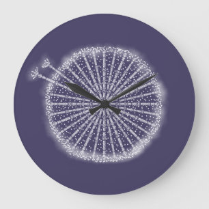 Grande Horloge Ronde Voeux de Dandelion