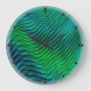 Grande Horloge Ronde Voile verte