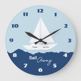Grande Horloge Ronde Voilier nautique