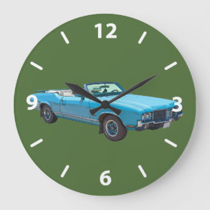 Grande Horloge Ronde Voiture 1971 suprême de muscle de sabre d'abordag