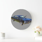 Grande Horloge Ronde Voiture à muscles Pontiac GTO 1967 (Maison)