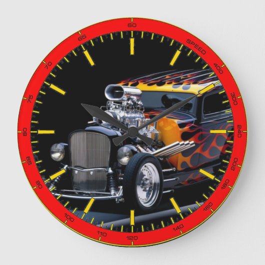 Grande Horloge Ronde Voiture musculaire (Recto)