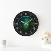 Grande Horloge Ronde Voiture Thématique Wall Clock (Maison)