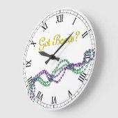 Grande Horloge Ronde Vous avez des perles ? (Angle)