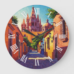 Grande Horloge Ronde Voyage à San Miguel de Allende au Mexique