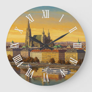 Grande Horloge Ronde Voyage à Vienne Autriche
