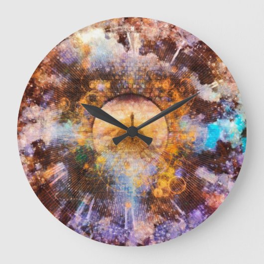 Grande Horloge Ronde Voyage dans le temps (Recto)