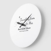 Grande Horloge Ronde Voyage enterrement de vie de jeune fille ajouter n (Angle)