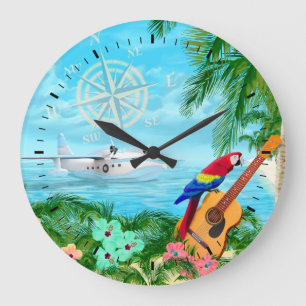 Grande Horloge Ronde Voyages tropicaux