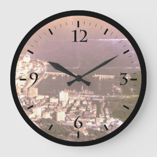 Grande Horloge Ronde Vue d'ensemble de la montre Vintage Monaco Princip