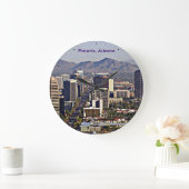 Grande Horloge Ronde Vue du centre de Phoenix, Arizona (Maison)