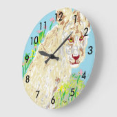 Grande Horloge Ronde Wall Clock (Angle)