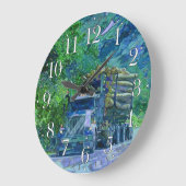 Grande Horloge Ronde Wall Clock (Angle)