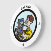 Grande Horloge Ronde Wall Clock (Angle)