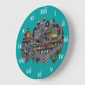 Grande Horloge Ronde Wall Clock (Angle)