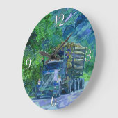 Grande Horloge Ronde Wall Clock (Angle)