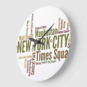 Grande Horloge Ronde Wall Clock (Angle)