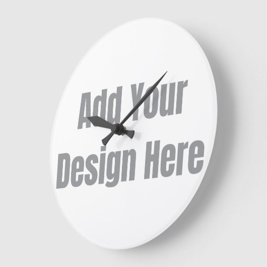 Grande Horloge Ronde Wall Clock (Angle)