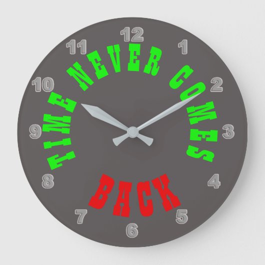 Grande Horloge Ronde Wall Clock (Recto)