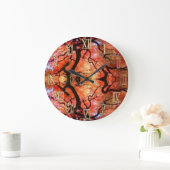 Grande Horloge Ronde Wall Clock Abstract style (Maison)