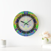 Grande Horloge Ronde Wall Clock Ethnic (Maison)