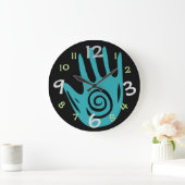 Grande Horloge Ronde Wall Clock for Art/Craft Room (Maison)