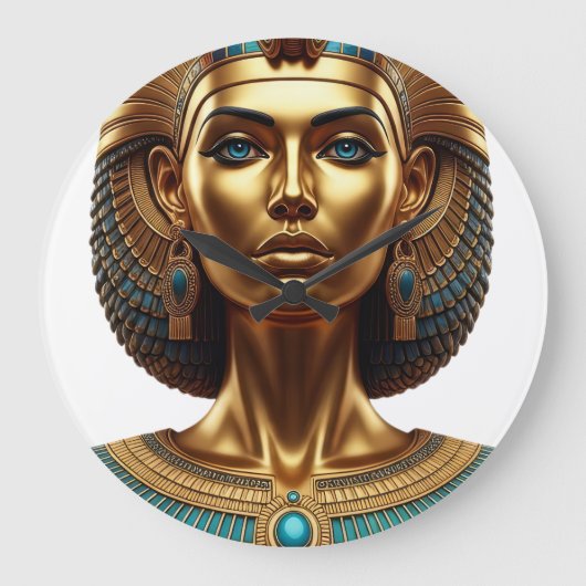 Grande Horloge Ronde Wall Clock Queen Cleopatra (Recto)