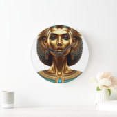 Grande Horloge Ronde Wall Clock Queen Cleopatra (Maison)