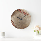 Grande Horloge Ronde Wall Clocks de baseball (Maison)