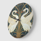 Grande Horloge Ronde Walter Crane Swan (Angle)