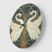 Grande Horloge Ronde Walter Crane Swan (Angle)