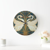 Grande Horloge Ronde Walter Crane Swan (Maison)