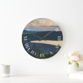Grande Horloge Ronde Wanduhr Edersee (Maison)