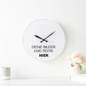 Grande Horloge Ronde Wanduhr selbst gestalten (Maison)